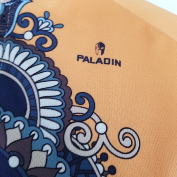 Paladin Cyling Multicolor  Orange Design Jacket size Medium - Picture 3 of 7